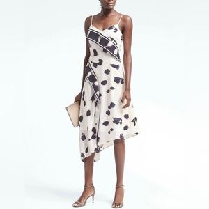 BNWT Banana Republic Strappy Asymmetric Midi Dress Size 10 Petite